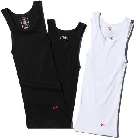 Supreme x MM6 Maison Margiela Tagless Tank Top (1 Pack) 